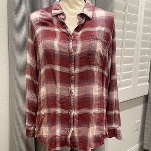 Lucky brand button down shirt.